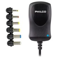 Philco - Eliminador De Pilas 1200Mah 6 Puntas Diferentes Negro