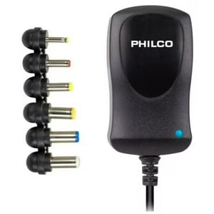 Philco - Eliminador De Pilas 1200Mah 6 Puntas Diferentes Negro