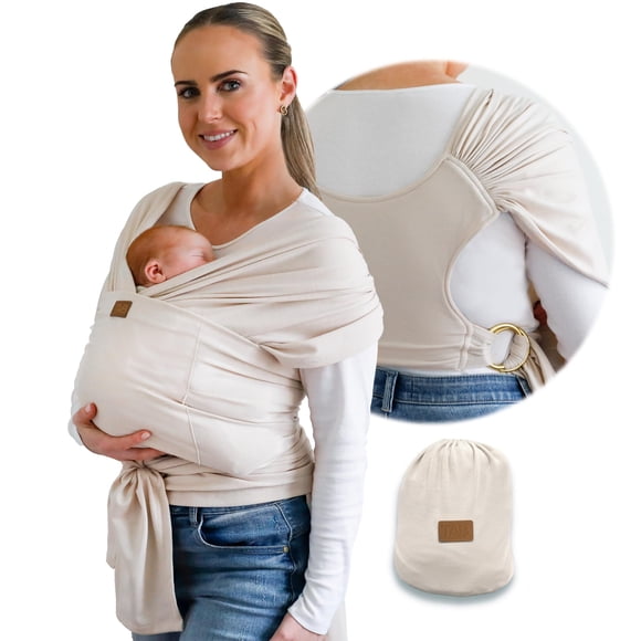 Porebés Wrap Stylish Beige Y Dorado Ajusle
