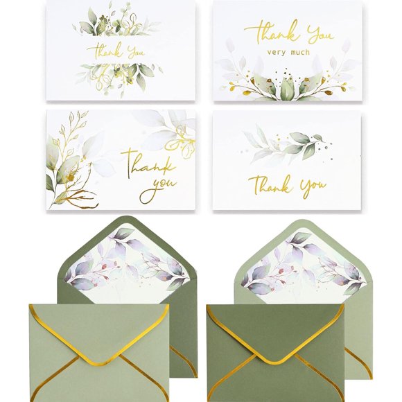 Tarjetas de agradecimiento Winoo, 100 unidades, 3,5 x 5 pulgadas