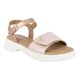 thumbnail image 2 of Sandalia con Velcro Aral Rosado Bamboo, 2 of 8