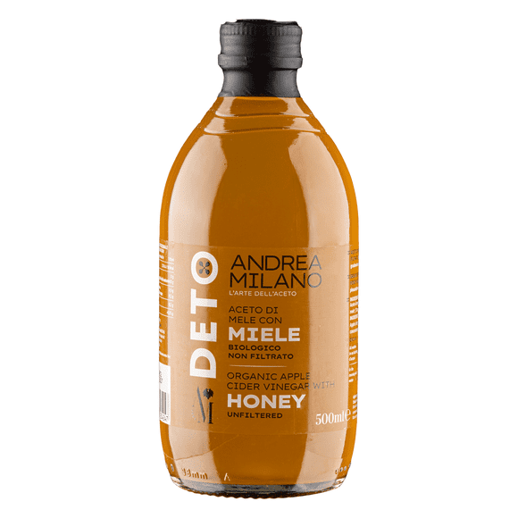 Vinagre de Manzana Orgánico con Madre y Miel Andrea Milano 1 x 500 ml