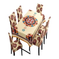 Decoideasemi - Juego De Mantel Más 6 Fundas De Sillas