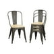 thumbnail image 2 of Silla Tolix Asiento de Madera, 2 of 3