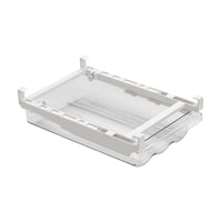Magideal - Nevera Cajón Organizador Caja De Almacenamiento Transparente Extraíble Reutilizable Cocina Contenedores De Almacenamiento Extensibles Refrigerador Org Bandeja De Huevos