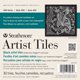 thumbnail image 1 of Artist Tiles Strathmore 62105974, 30 hojas negras, 160 g/m², 6 x 6 cm, 1 of 2