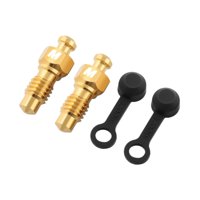 Magideal - 2 Tornillos De Purga De Pinza De Freno, Tornillos De Purga De Freno Hidráulico De Aleación De Titanio Ligeros Profesionales Para Bicicletas De Carrete Oro