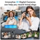 thumbnail image 2 of Cámara digital Froitx 4K 64 MP con doble lente y zoom 16x, negra, 2 of 8