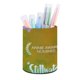 thumbnail image 1 of Stillwater-theme Cylinder Pen Holder Pencil Organizer with Flannel Lining PVC Leather Material Cardboard Base for study work 10*8CM, 1 of 6