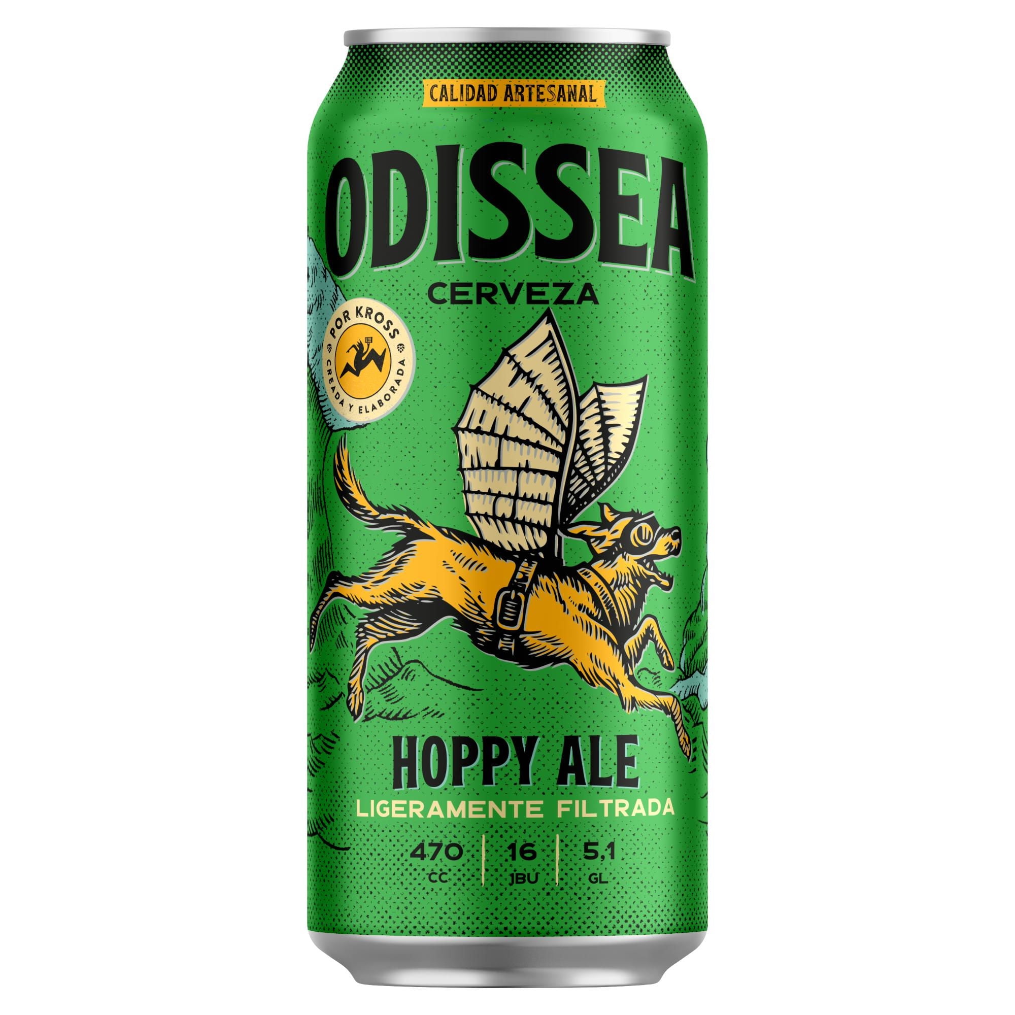 Cerveza Hopy Ale 5.1° Lata 470 ml Odissea