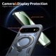 thumbnail image 5 of Para Google Pixel 11 / Pixel 11 Pro Funda con Soporte de Anillo en O Magnético Invisible, Funda de Teléfono a Prueba de Golpes, Azul, 5 of 6