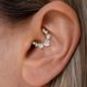 thumbnail image 2 of Pendientes ShineRose 8 mm/10 mm/12 mm CZ Hipoalergénicos, 2 of 6