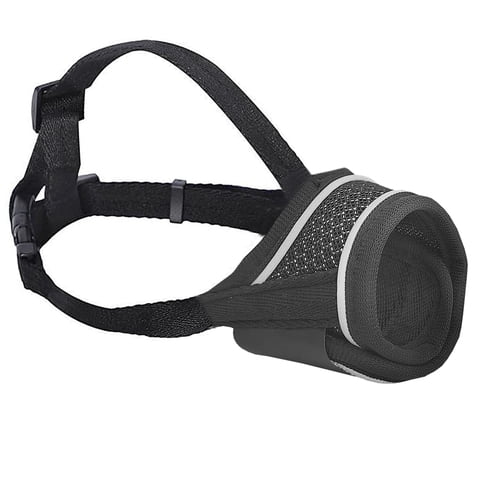 Xusx111 - Boquillo De Perro,Boquillo De Nylon Suave Anti Mordedura Masticando,Boquillo De Mascotas De Bucle Ajustable Potable Respirable De Malla De Aire Para Perros Pequeños Y Grandes