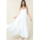 thumbnail image 2 of Vestido Largo Casual De Verano Con Tirantes Ajustables Y Bolsillos Laterales Color Blanco (para Mujer), 2 of 2