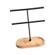 thumbnail image 3 of Organizador De Joyas, Bandeja De Madera, Soporte Para Pendientes De 2 Niveles Para Relojes, Anillos, Tocador, 3 of 5