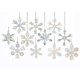 thumbnail image 3 of Ornaments Kurt Adler C2683 2 copos de nieve iridiscentes de cristal x12, 3 of 9