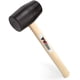 thumbnail image 1 of Martillo de goma YIYITOOLS YY-2-005 con mango de madera, 700 ml, 1 of 8