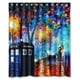 thumbnail image 1 of Cortina de ducha de Doctor Who, juego de cortina de baño con ganchos, tamaño 60 x 72 pulgadas, 1 of 3