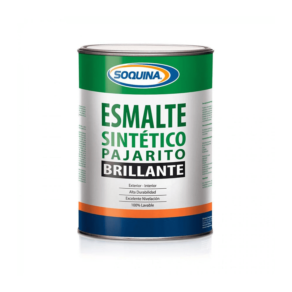 Soquina - Esmalte Sintetico Paj Rojo Mandarin 1 4gl