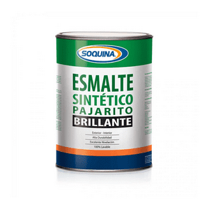 Esmalte Sintetico Paj Rojo Mandarin 1/4Gl Soquina