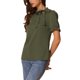 thumbnail image 4 of INSPIRE CHIC Blusas de Mujer de Color Sólido con Lazo en el Cuello, Mangas Cortas, para Regreso a Clases y Uso en el Trabajo, Verde Militar XL, 4 of 5