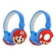 thumbnail image 1 of Auriculares inalámbricos Bluetooth 5.3 para niños, 60 horas de reproducción, volumen limitado (85/110 dB), supraaurales, plegables, con protección, con cable, micrófono auxiliar integrado, para niños, 1 of 5
