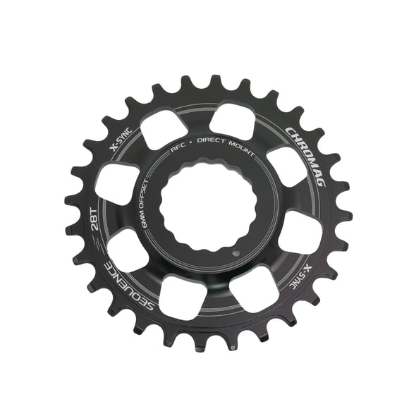 Corona Chromag Sequence X-Sync DM RaceFace Aluminio Negro 28T