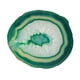 thumbnail image 2 of 1 pieza 80-100mm ágata cuarzo rebanadas de cristal posavasos casa ornamento verde, 2 of 5
