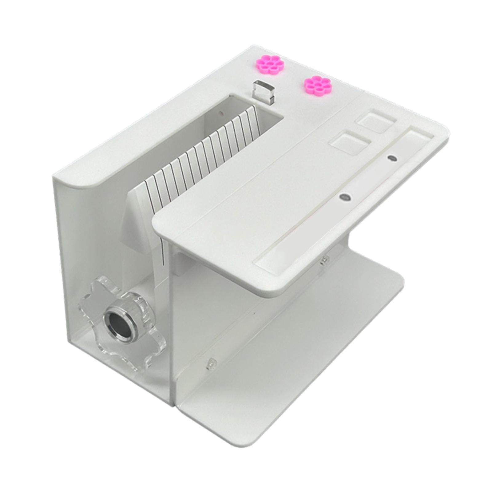 Magideal - Máquina De Flores De Pestañas, Separador De Pestañas Para Pestañas Postizas, Acrílico Para Mujeres, Fabricación De Abanicos De Pestañas Portátiles, Má Blanco