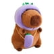 thumbnail image 3 of Lindo Carpincho Animal De Peluche Coleccionable Carpincho Peluche De Juguete Para Regalos Familia Berenjena 28 Cm, 3 of 3