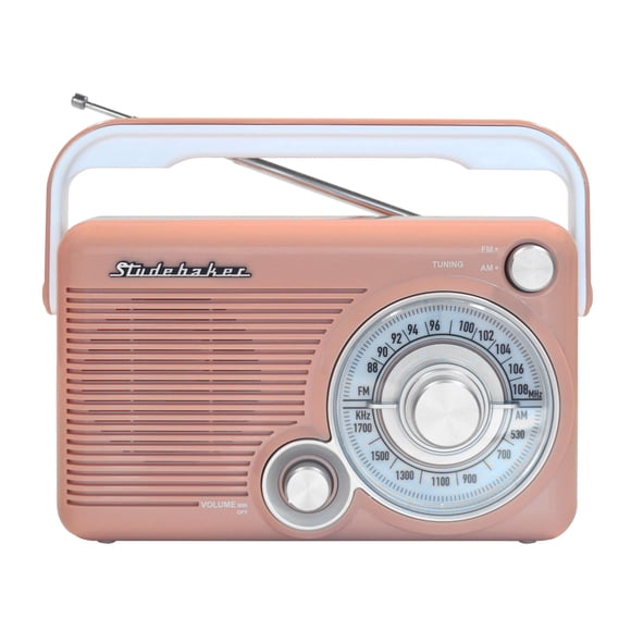 Radio portátil Studebaker SB2002RG Rose Gold/White