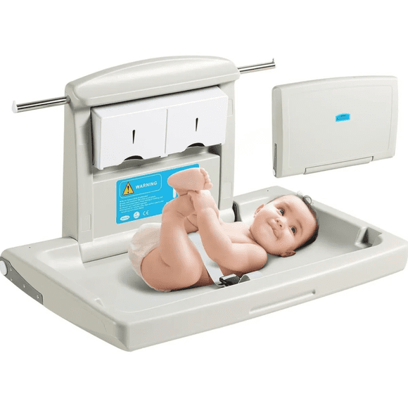 Mudador Cambiador Horizontal Plegable Baño Público Para Bebe