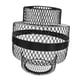 thumbnail image 4 of Lámpara Colgante Colgante Pantalla De Montaje Iluminación Alambre De Metal Cubierta De Jaula De Luz Negro, 4 of 5