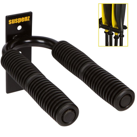 Soporte Suspenz Negro de 25 cm para 4 Remos