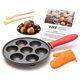 thumbnail image 1 of Estufa eléctrica antiadherente Aebleskiver Pan KUHA de hierro fundido, 1 of 7