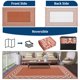 thumbnail image 5 of Alfombra MilleLoom 274 cm x 366 cm impermeable para exteriores en naranja terracota, 5 of 9