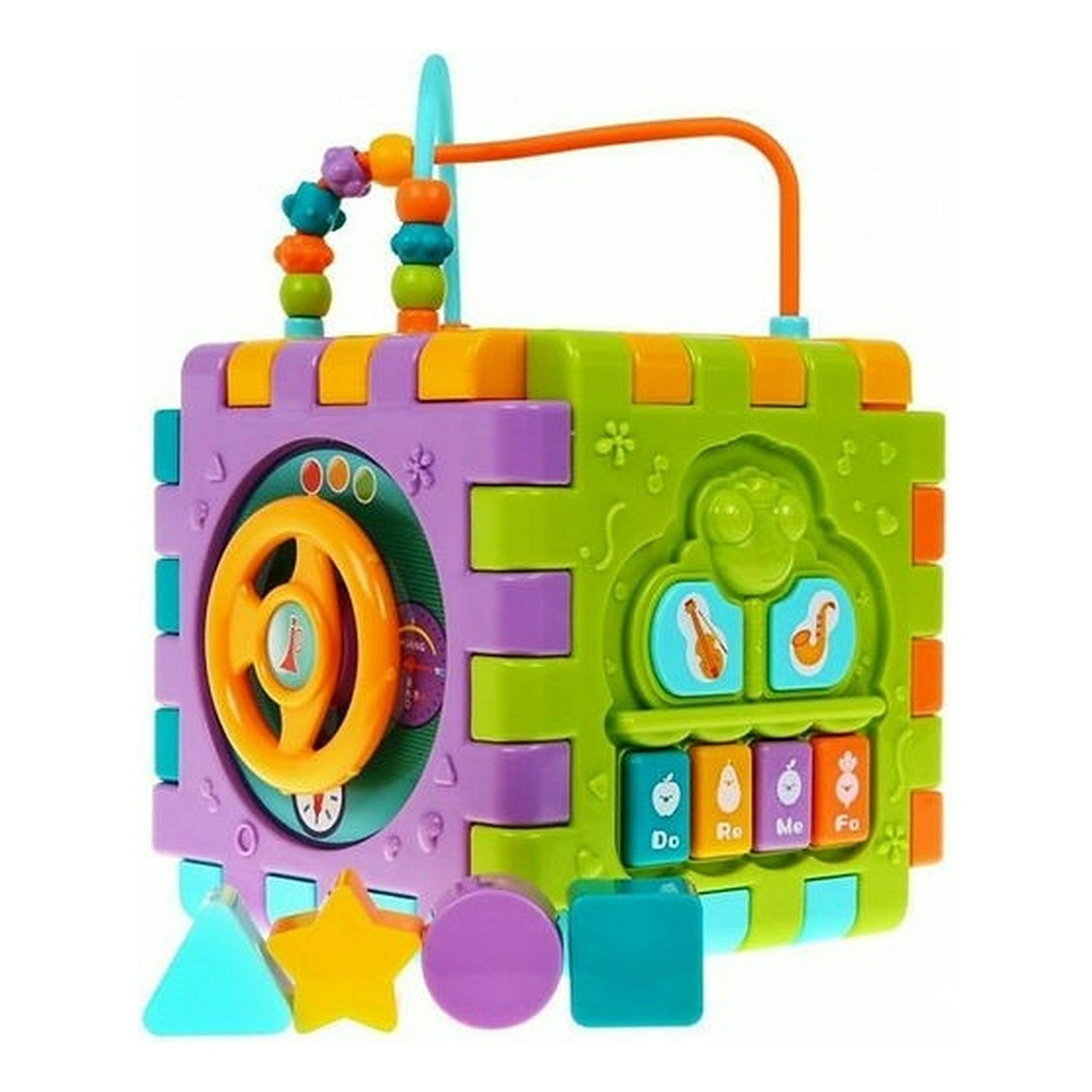 Genérico - Cubo Actividades Niños Aprendizaje 6en1 Juguete Musica Lau
