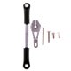 thumbnail image 5 of Brazo De Dirección De Aluminio Con Cuernos Y Extremos De Varilla Para TRX4 1/10 RC Car Silver, 5 of 5