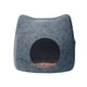 thumbnail image 1 of Casa De Fieltro Para Gatos, Condominios Extraíbles Para Gatos Domésticos Con Cremallera, Portátil, Para Interiores Y Exteriores, Gris Oscuro, 1 of 5