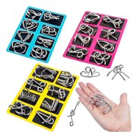 Linea Sport - Rompecabezas De Metal 8 Piezas Juego De Ingenio Y Destreza