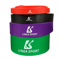 Linea Sport - Pack De 4 Bandas Circulares Elásticas De Resistencia Calistenia