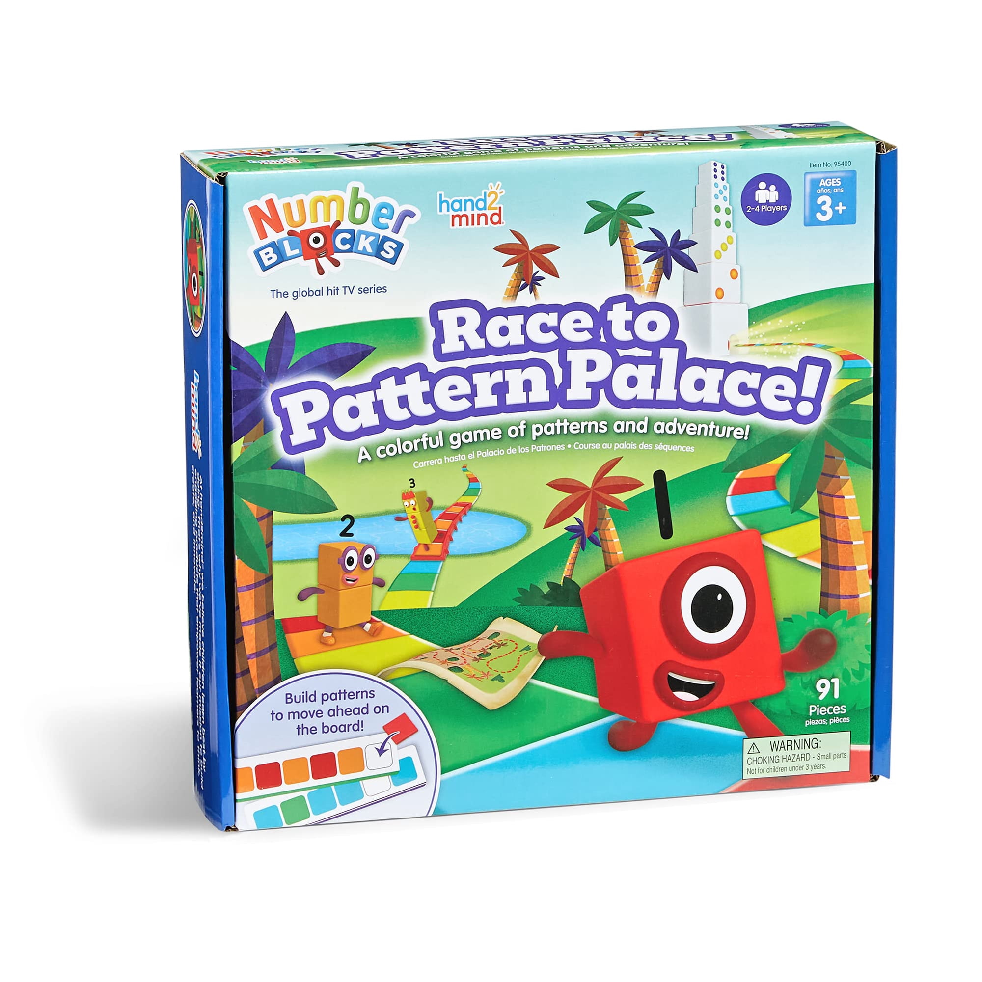 Juego De Mesa Hand2mind Numberblocks ¡race To Pattern Palace!