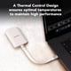 thumbnail image 5 of SSD externo magnético Lexar ES5 de 1 TB con MagSafe, color plata, 5 of 8