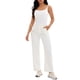 thumbnail image 2 of INSPIRE CHIC Camiseta de Tirantes Ajustables con Sujetador Incorporado para Mujer, Cuello Cuadrado, Camisola Blanca M, 2 of 5