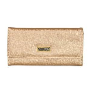 Kenneth Cole - Billetera Fidelia Rosa Metalizado