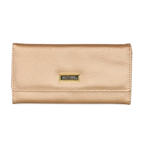 Kenneth Cole - Billetera Fidelia Rosa Metalizado