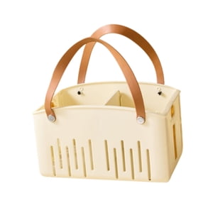 Magideal - Cesta Organizadora De Ducha, Cesta De Almacenamiento Portátil, Cesta Plegable Para Artículos De Limpieza, Organizador De Artículos De Tocador Para Gim Crema