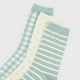 thumbnail image 2 of Calcetines Mujer Tripack Largos Mix Celeste Corona, 2 of 4