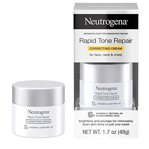 Crema Correctora Neutrogena Retinol Vitamina C Ácido Hialurónico Tonificar 1.198ml