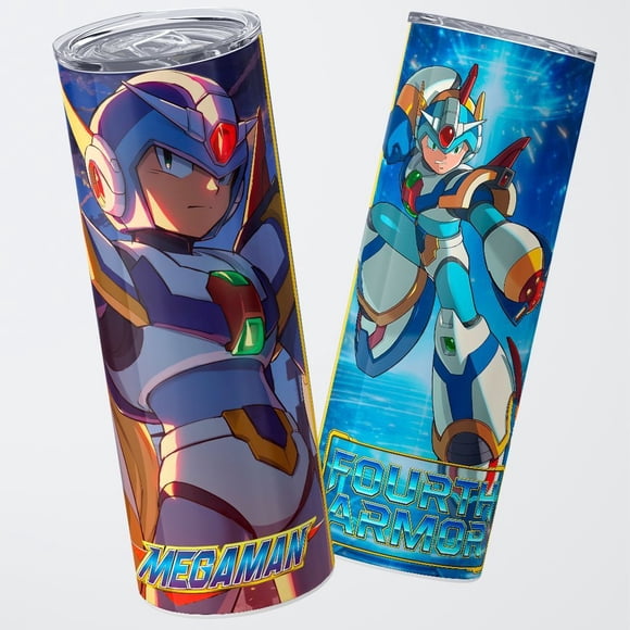 Mug Termo 600ml - Diseño Mega Man X Fourth Armor Tech